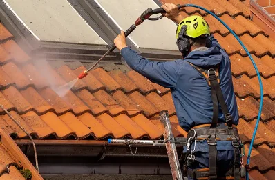 Démoussage et hydrofuge de toiture à Auzits